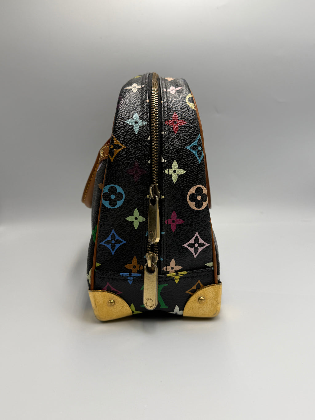 Louis Vuitton x Takashi Murakami Monogram Multicolore Trouville in Noir