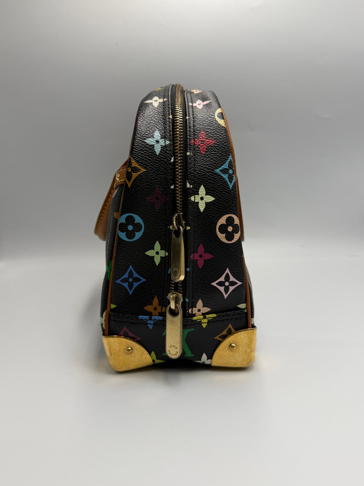 Louis Vuitton x Takashi Murakami Monogram Multicolore Trouville in Noir