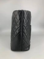 Chanel Cambon Ligne Large Tote – Black Quilted Calfskin with White CC