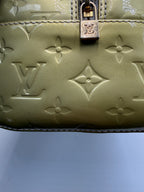 Louis Vuitton Monogram Vernis Soufflot / Tompkins Square Satchel in Bronze