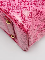 Louis Vuitton x Takashi Murakami Limited Edition Pink Shiny Leather Cosmic Blossom Tote GM
