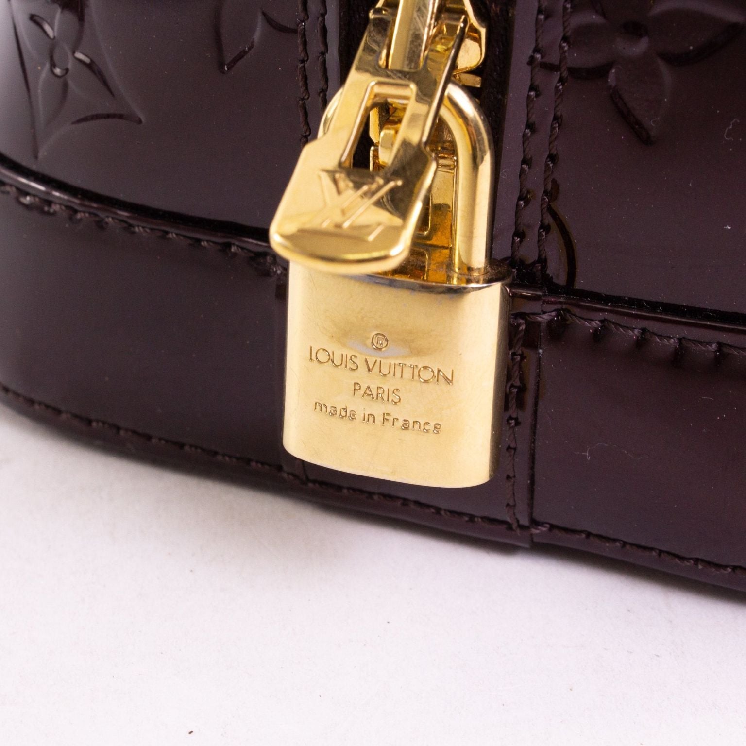 Louis Vuitton Monogram Vernis Alma PM Rouge Fauviste