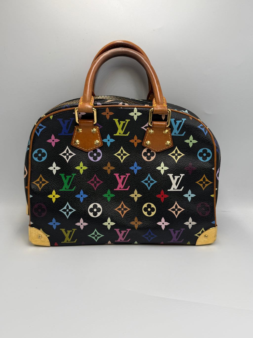 Louis Vuitton x Takashi Murakami Monogram Multicolore Trouville in Noir