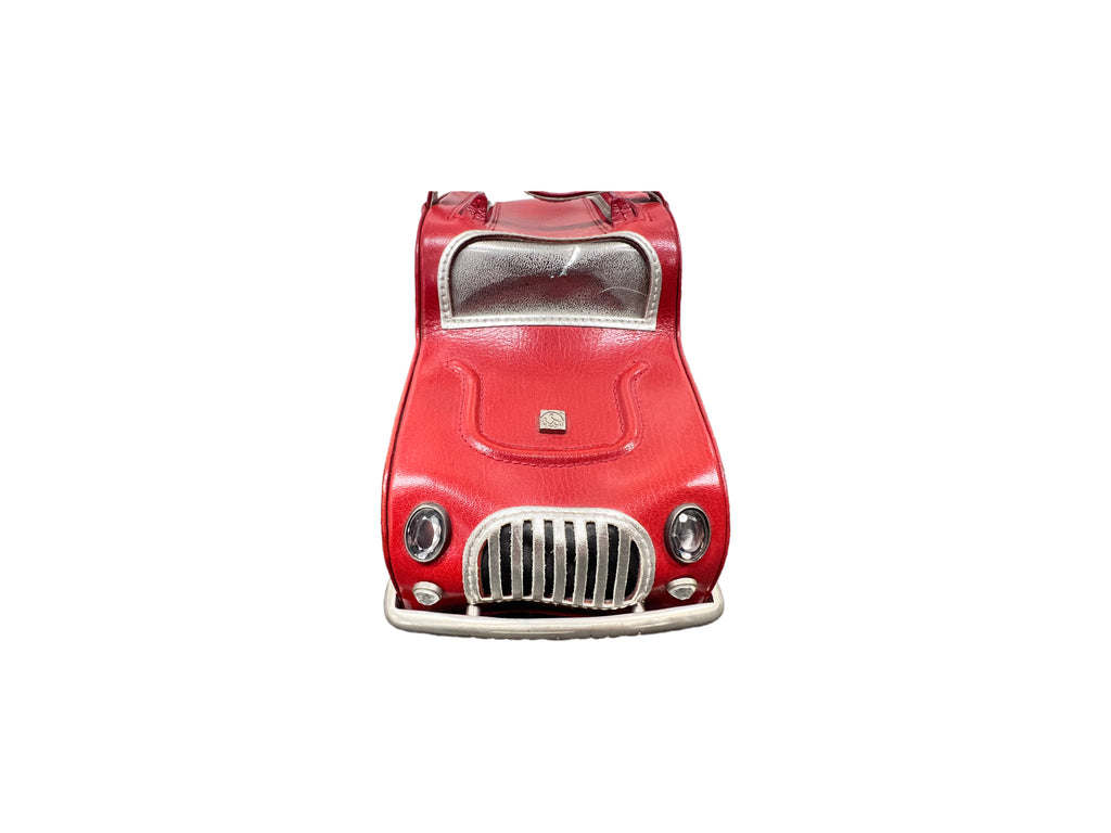 Ultra-Rare Braccialini Temi Red Leather Car Handbag – Limited Edition 1 of 10 Worldwide