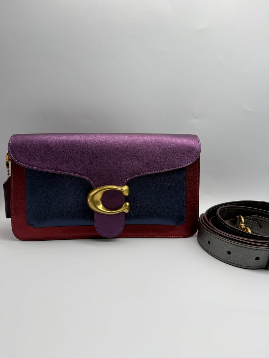 Coach Tabby Shoulder Bag 26 in Multi-Colored Leather