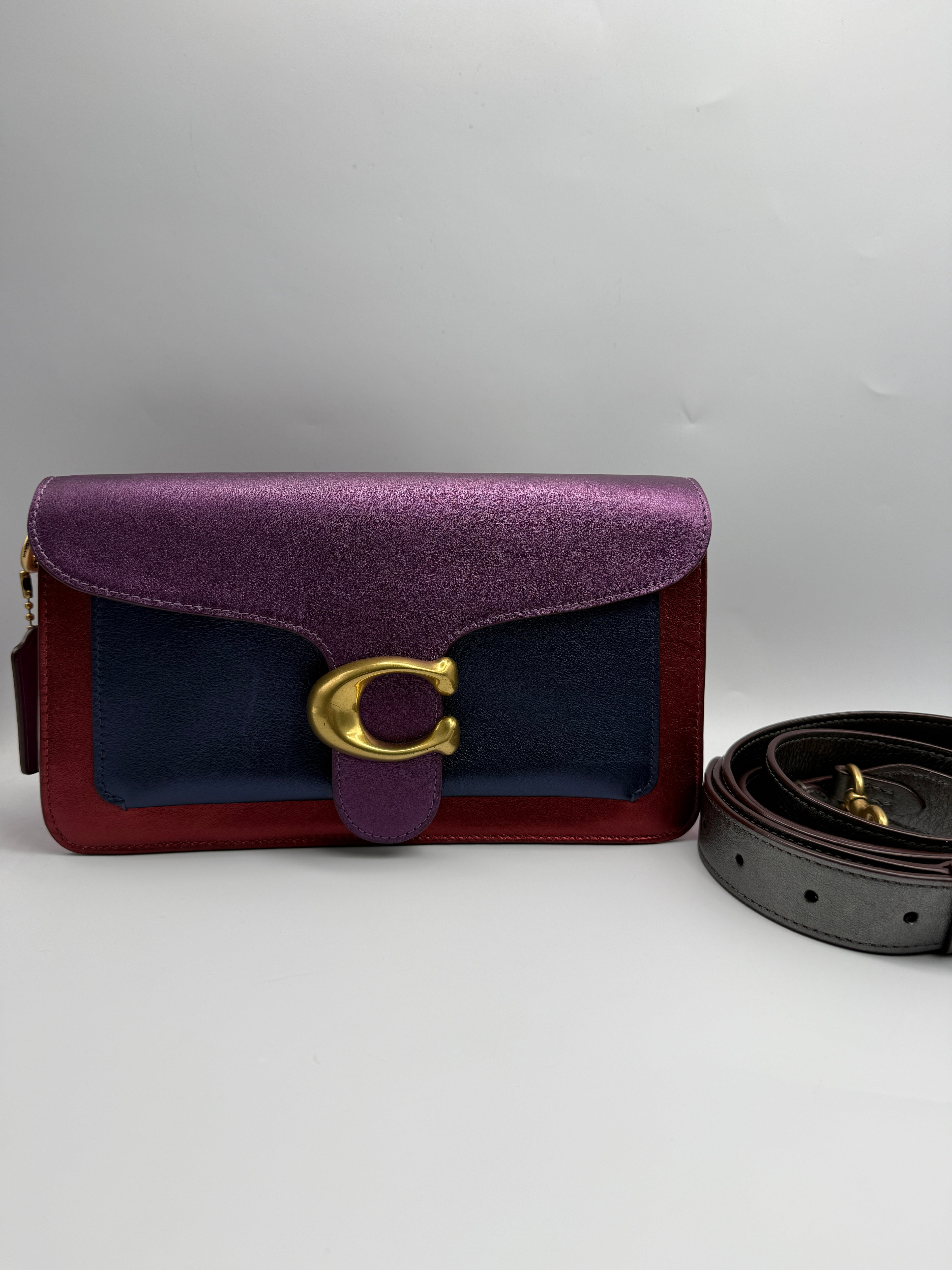 Coach Tabby Shoulder Bag 26 in Multi-Colored Leather
