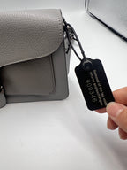 Coach Tabby Shoulder Bag 26 in Grey Polished Pebble Leather