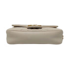 Gucci GG Marmont Super Mini Shoulder Bag Beige Matelassé Leather
