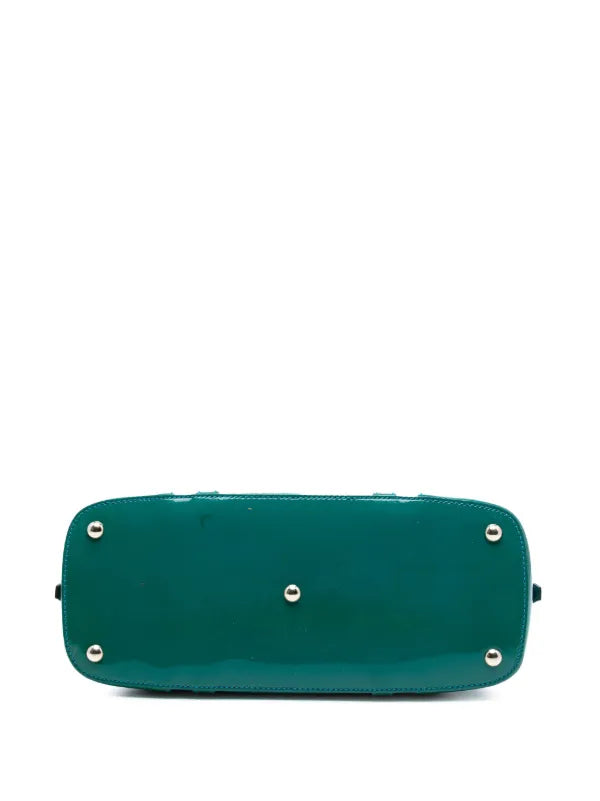 Gucci Micro Guccissima Dome Bag Blue Leather