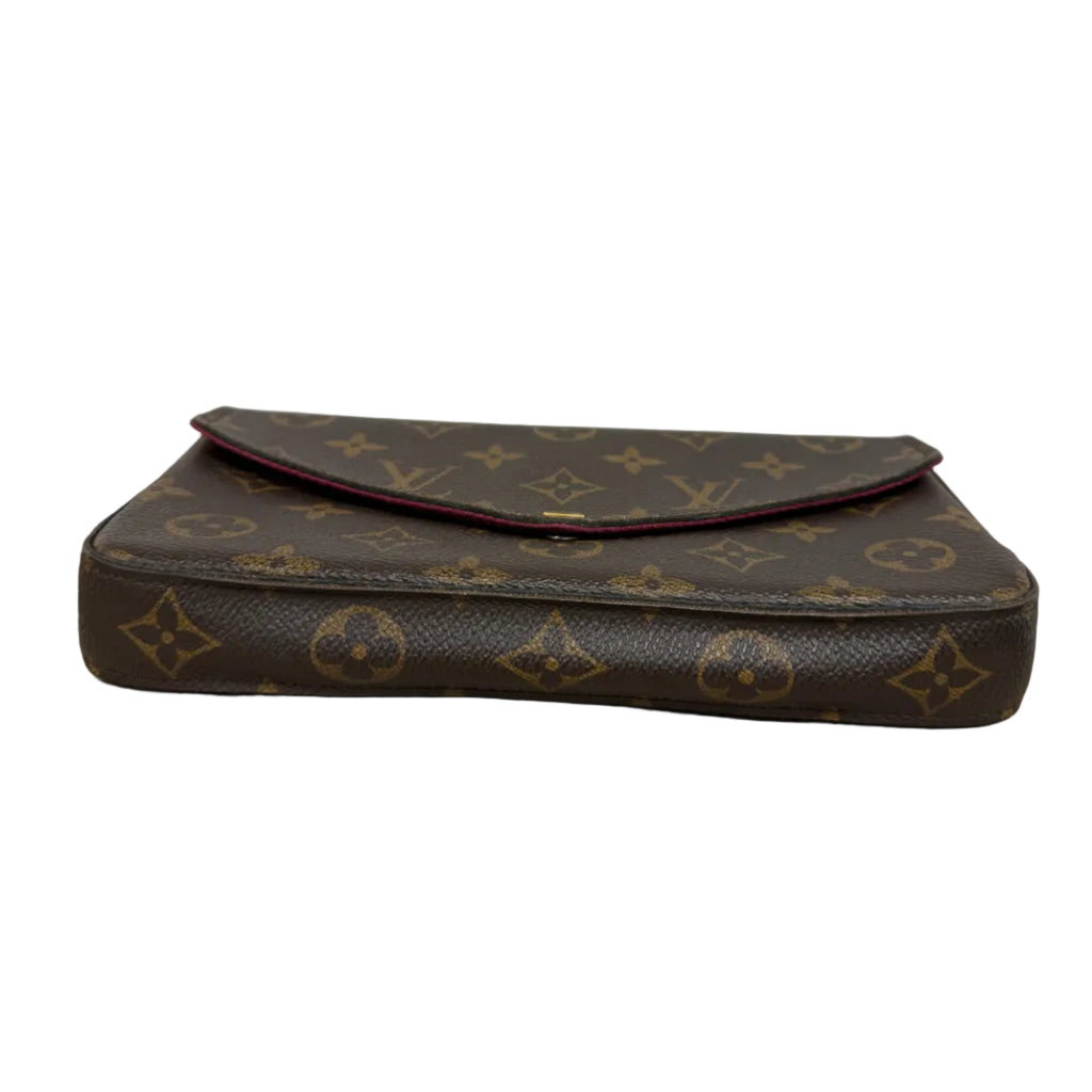 Pre-owned Louis Vuitton Félicie Pochette – 2017- Monogram Canvas –  3-in-1 Chain Wallet