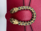 Gucci Dionysus Red Leather Small Shoulder Bag