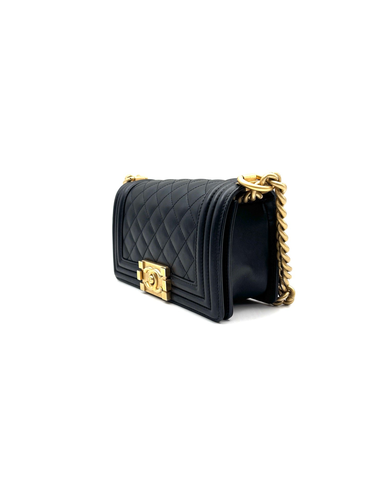 Chanel Black Small Leboy