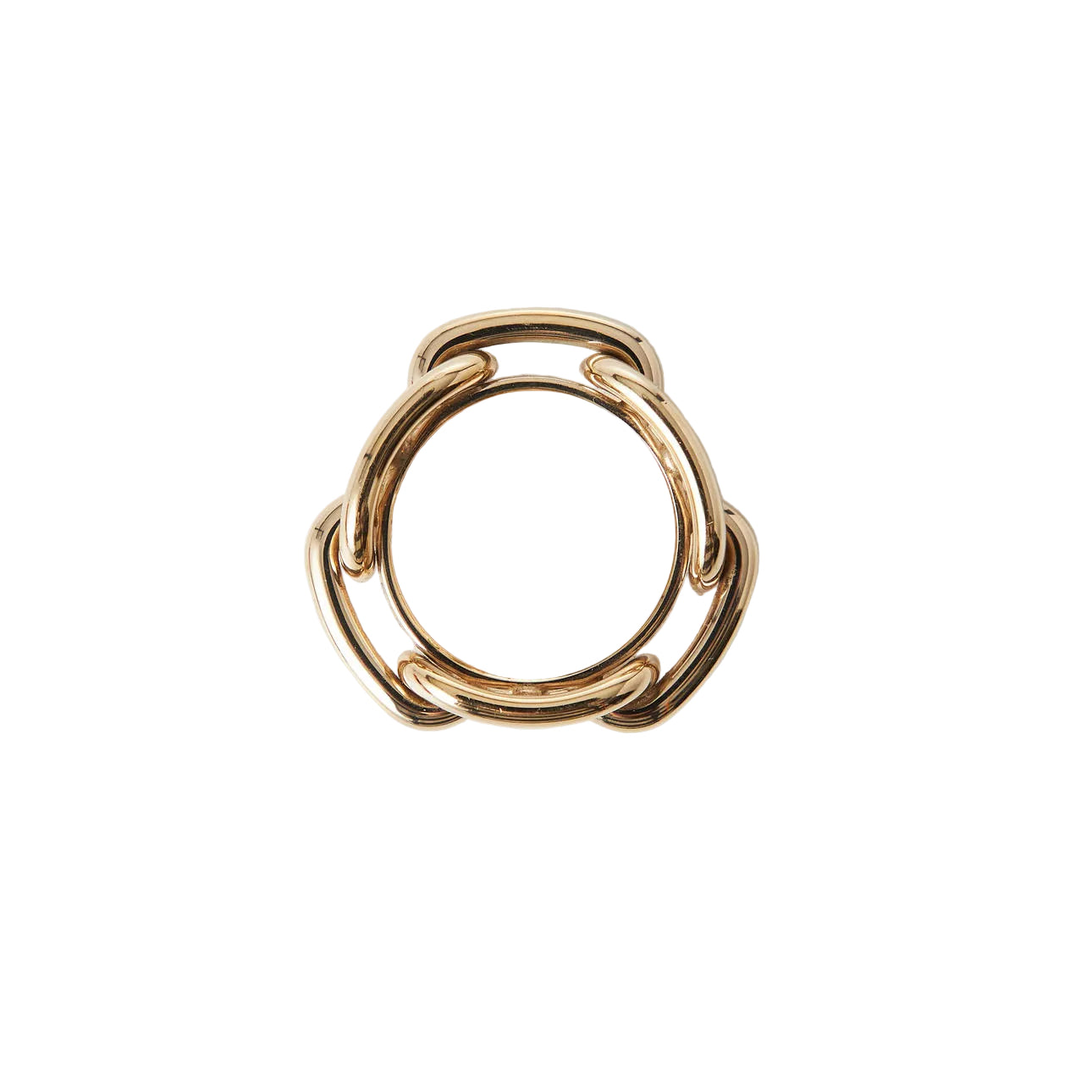 Hermes Gold Plated Scarf Holder/Ring