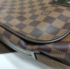 Louis Vuitton Damier Ebene Brooklyn MM Messenger Bag