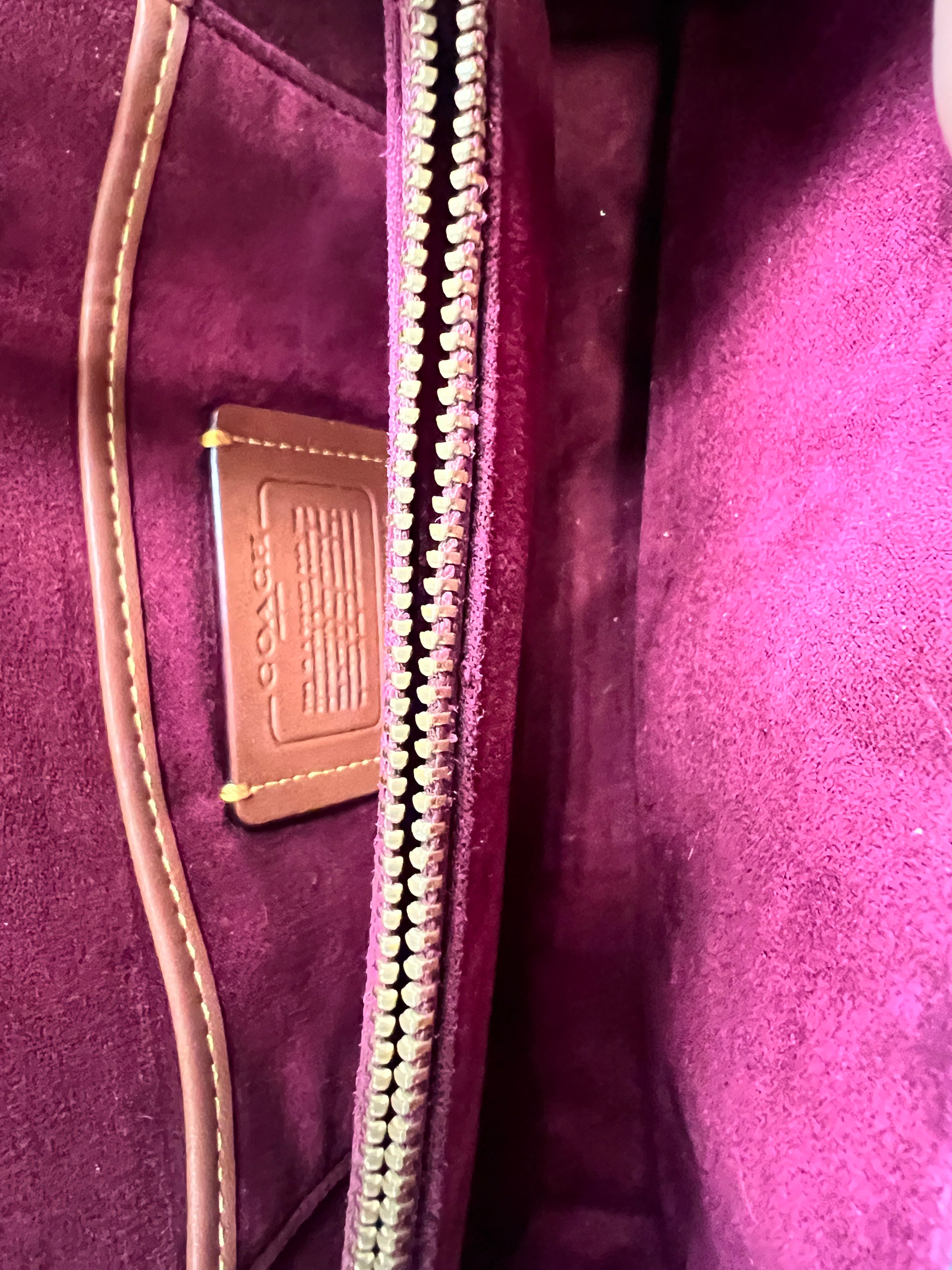 Coach Tabby Shoulder Bag 26 in Brown Polished Pebble Leather