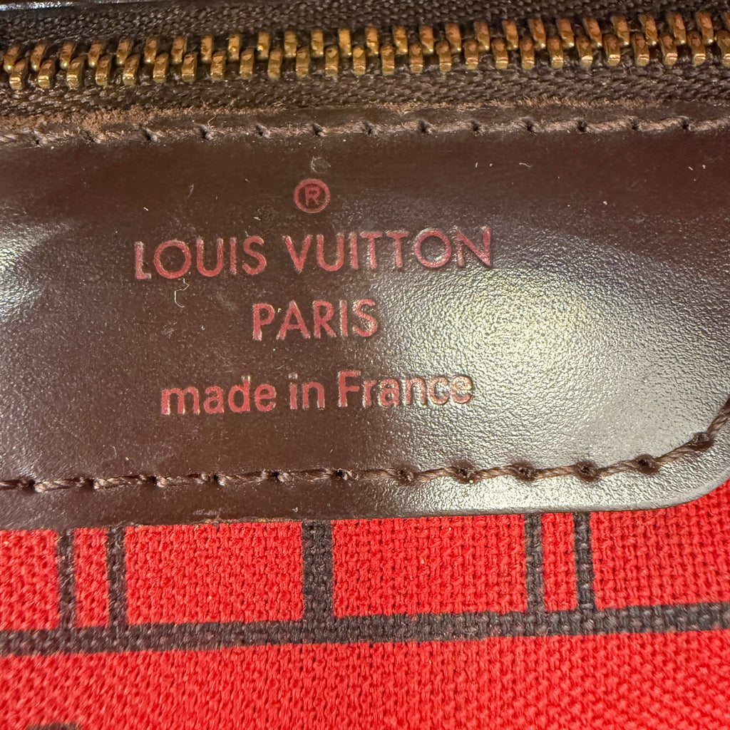 Pre-owned Louis Vuitton Neverfull PM Damiere EbeneTote