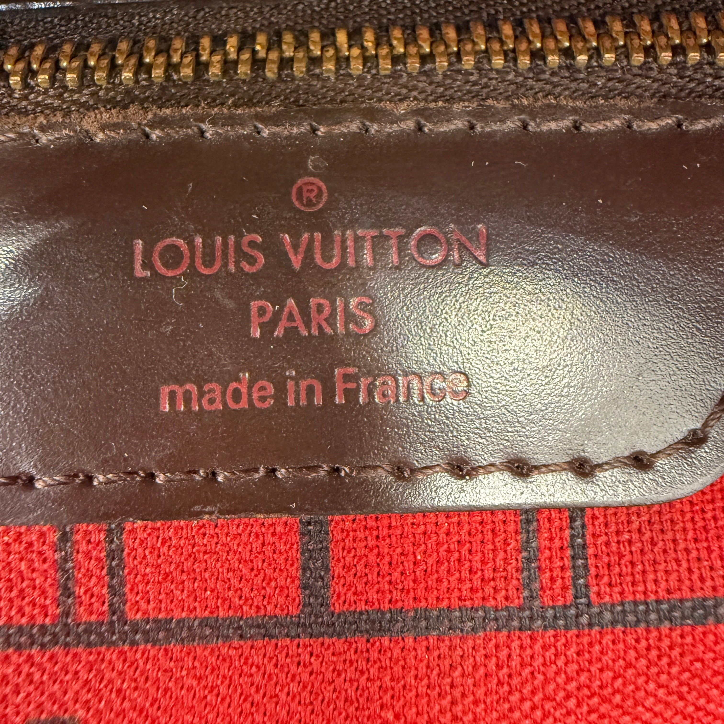 Pre-owned Louis Vuitton Neverfull PM Damiere EbeneTote
