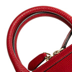 Gucci GG Charm Dome Satchel in Teal Micro guccissima Leather