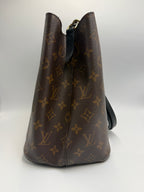 Louis Vuitton NéoNoé MM Monogram Canvas with Coquelicot Black Trim