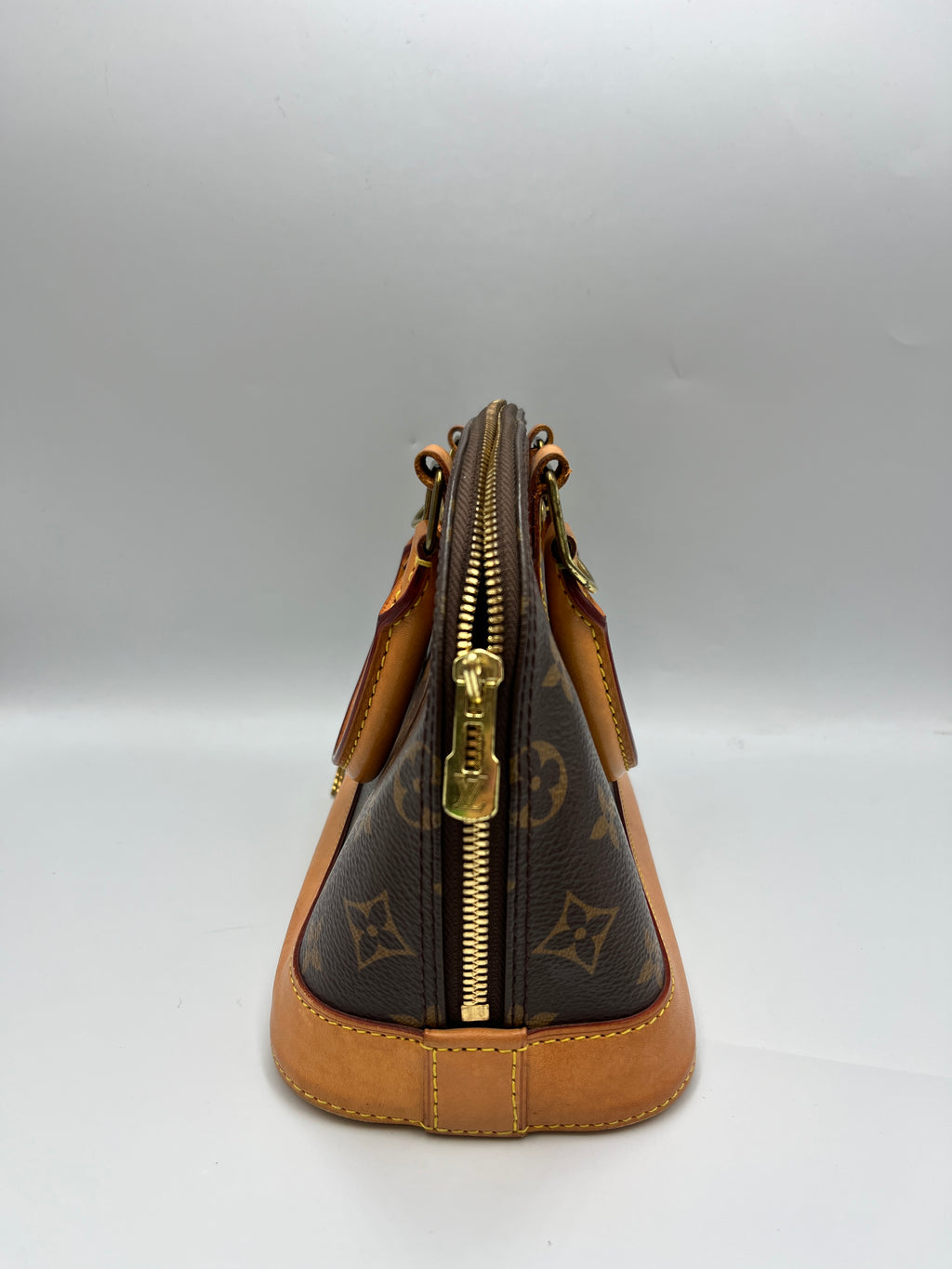 Louis Vuitton Alma BB Monogram Canvas Satchel Bag