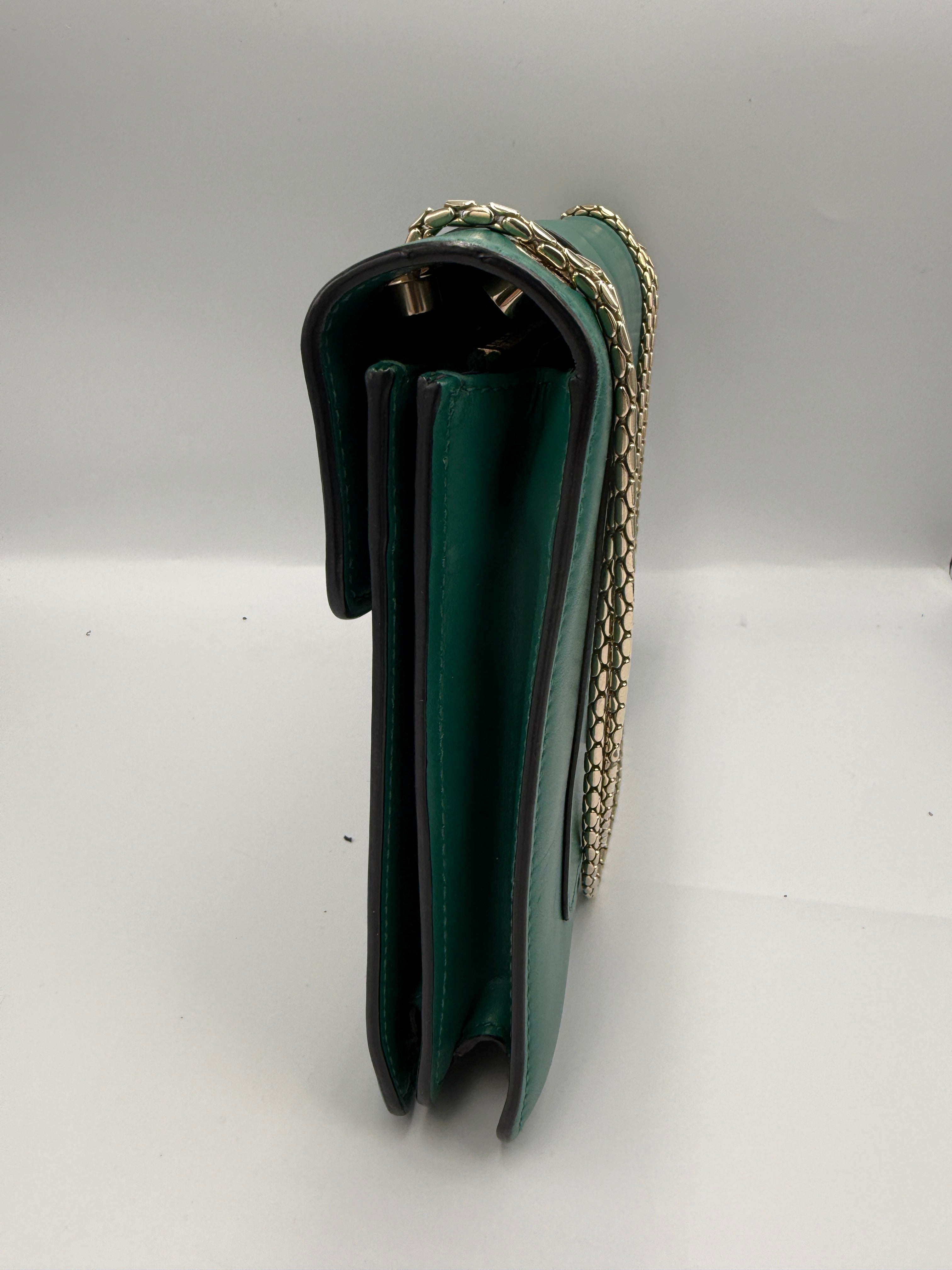 Bvlgari Serpenti Forever Crossbody Bag - Emerald Green Calf Leather