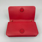 Gucci GG Marmont Matelassé Leather Super Mini Bag in Red