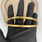 Chloé Small Nile Bracelet Bag in Motty Grey Calfskin & Suede