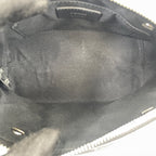 Fendi Mini "By The Way" Boston Bag in Black Leather with Multicolored Fur Pom-Poms