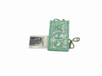 Chanel Green Tweed Clutch Crossbody Bag