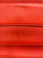 Chanel Classic Flap Continental Long Wallet in Red Quilted Lambskin Leather