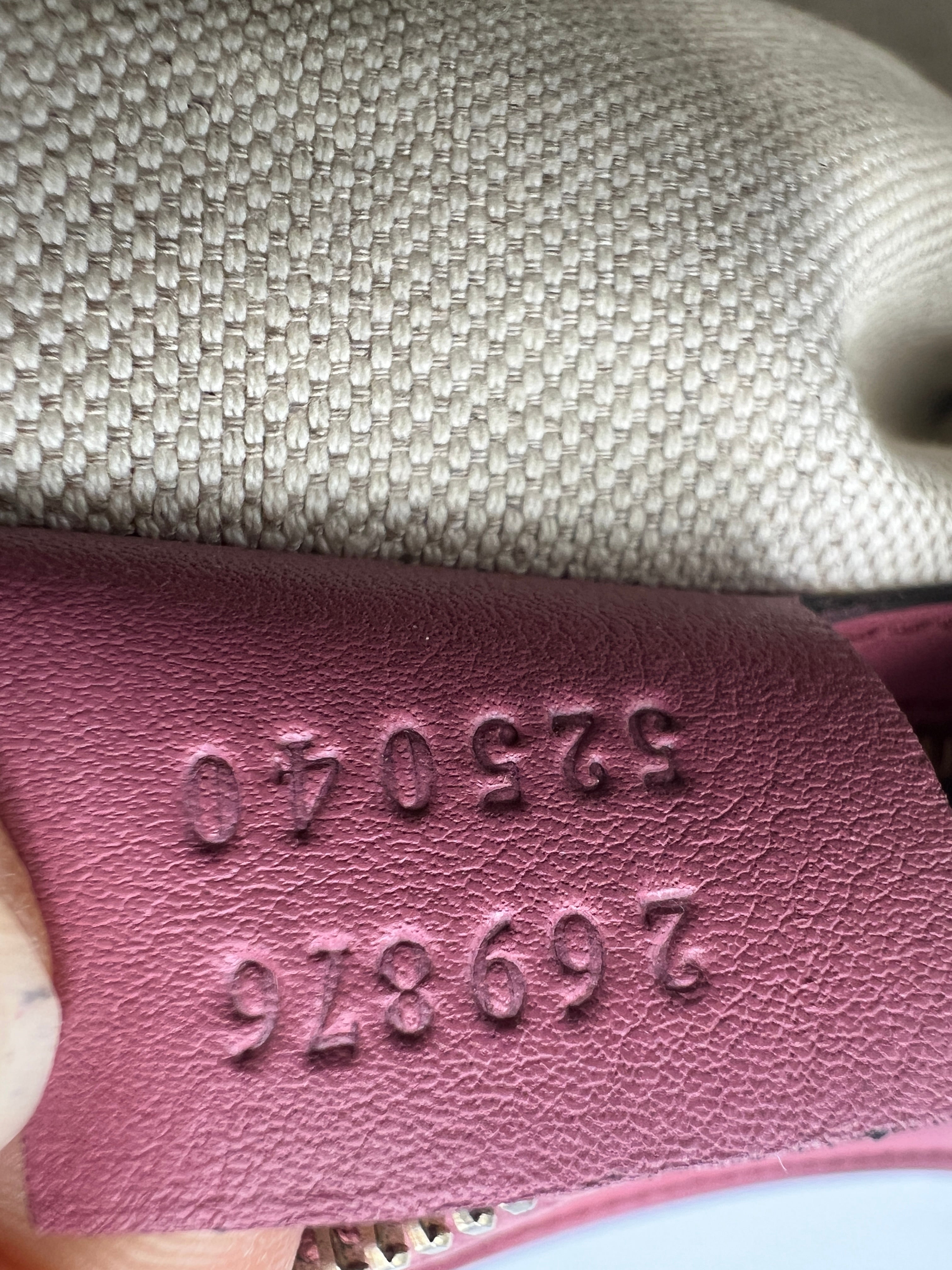 Gucci Micro Guccissima Joy Boston Bag Pink Calfskin Leather