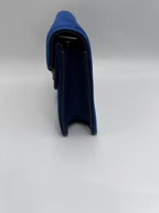 Gucci Dionysus Crystal-Embellished Super Mini Bag / Clutch in Royal Blue Velvet