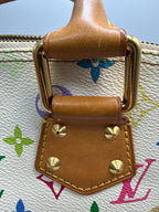 Louis Vuitton x Takashi Murakami Alma PM White Monogram Multicolore Bag