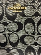 Coach Mini Kelsey Signature Canvas Black/Smoke Satchel