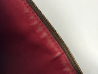 Vintage Louis Vuitton Monogram Pouch - Toiletry Case with Red Interior