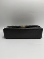 Chanel Small Classic Double Flap Bag Black Caviar Leather Gold Hardware