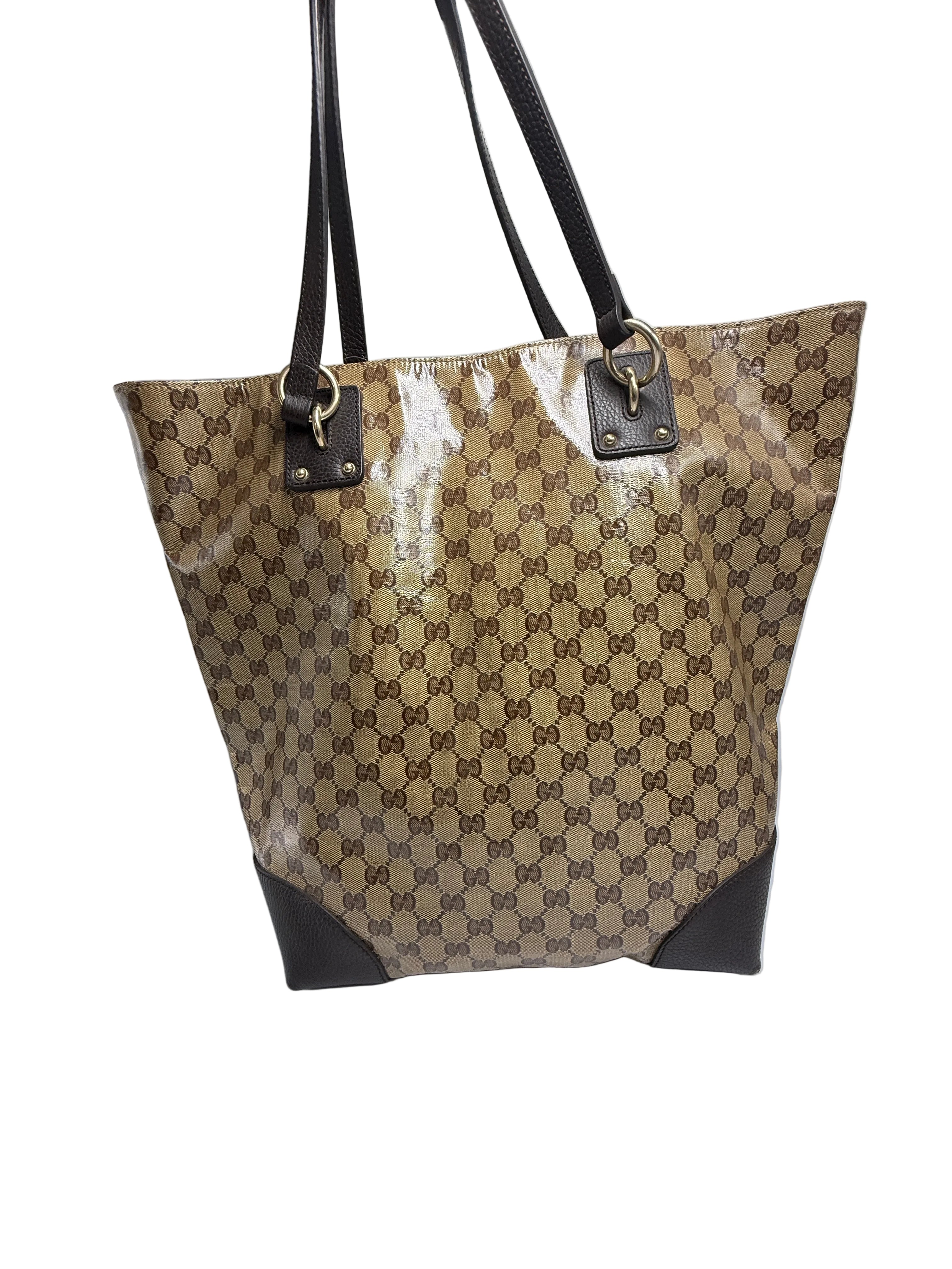 Gucci Vintage Crystal Canvas Medium Tote Bag in GG Crystal