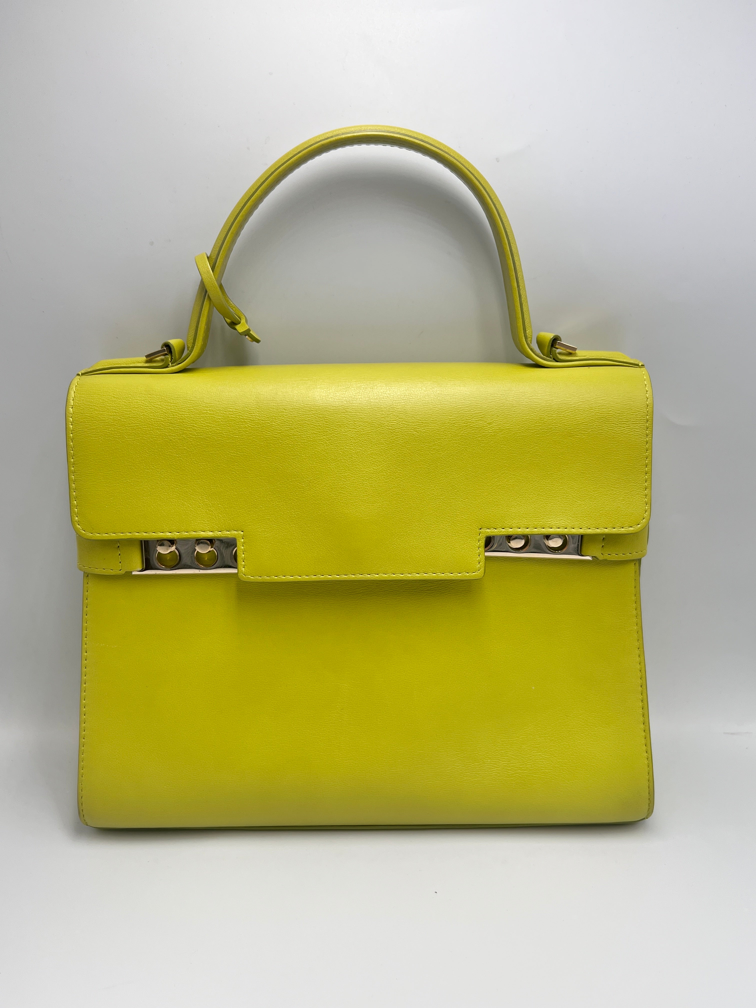 Delvaux Tempete Leather Handbag