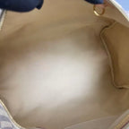 Louis Vuitton Damier Azur Speedy 30 Handbag with Gold-Tone Lock and Keys