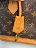 Louis Vuitton Alma BB Monogram Canvas Satchel Bag