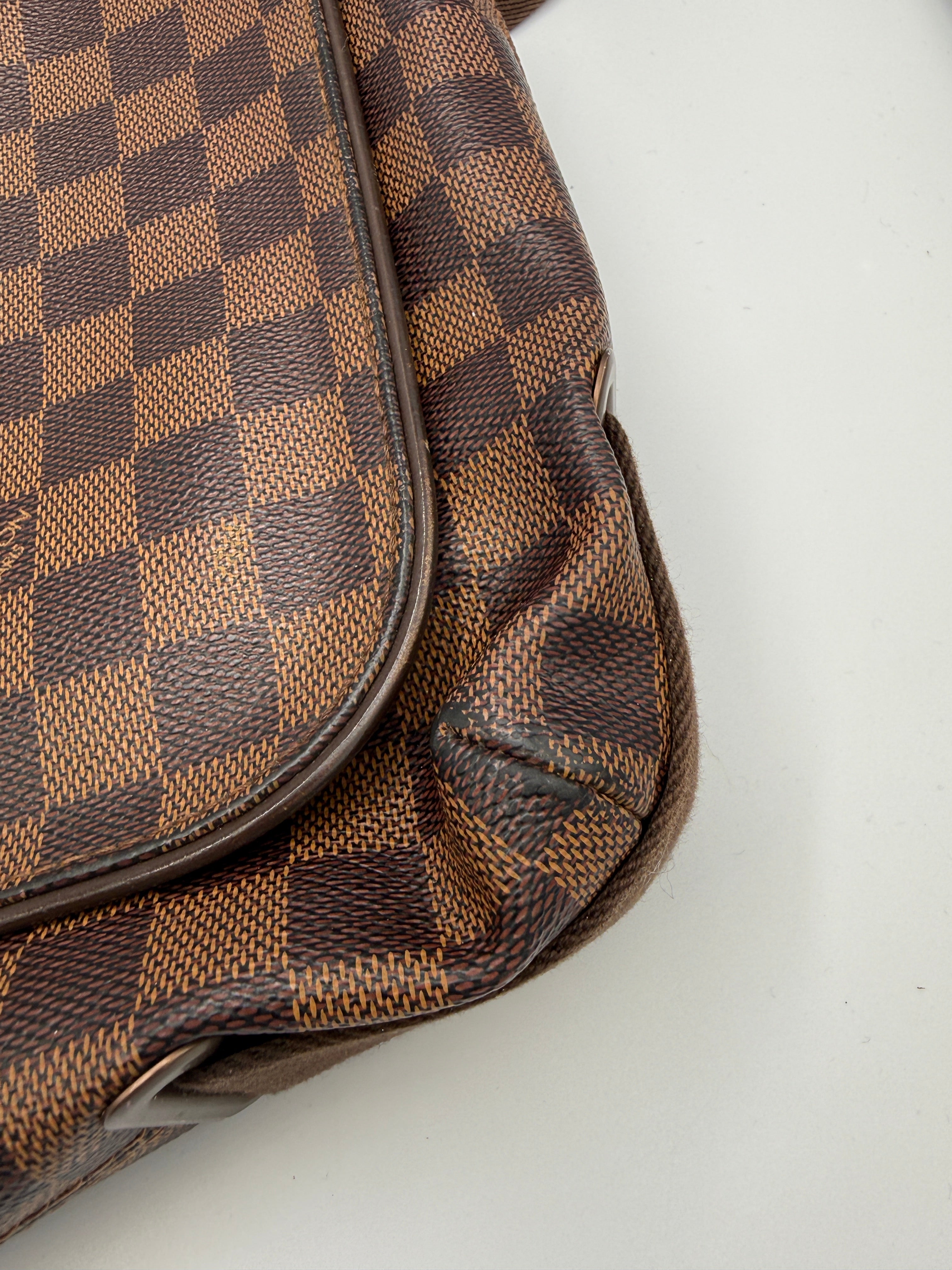 Louis Vuitton Damier Ebene Brooklyn MM Messenger Bag