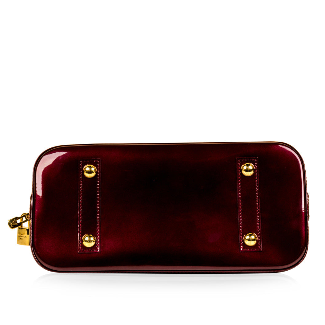 Louis Vuitton Monogram Vernis Alma PM Rouge Fauviste