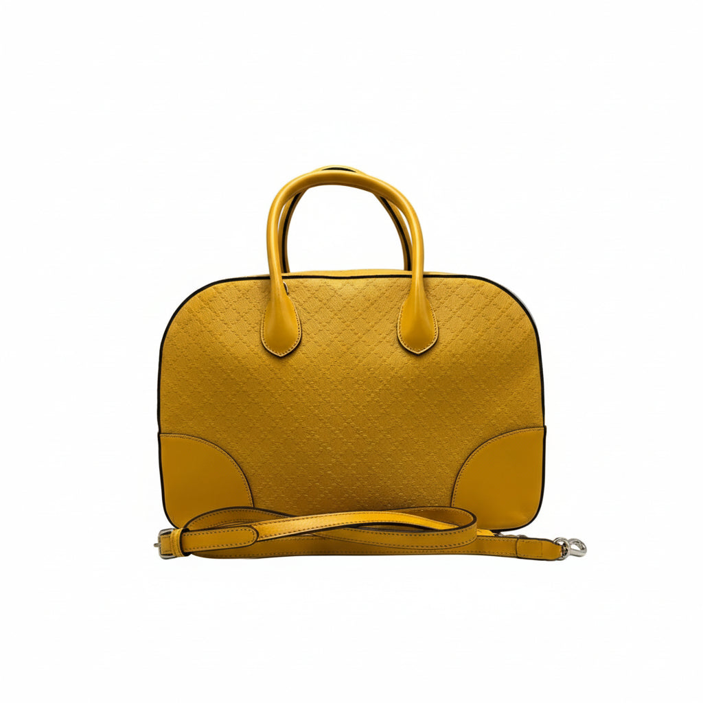 Gucci Diamante Top Handle with Yellow Leather