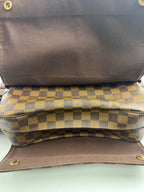 Louis Vuitton Naviglio Messenger Bag in Damier Ébène Canvas