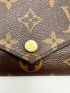 Louis Vuitton Monogram Jeanne Wallet Rose Ballerine