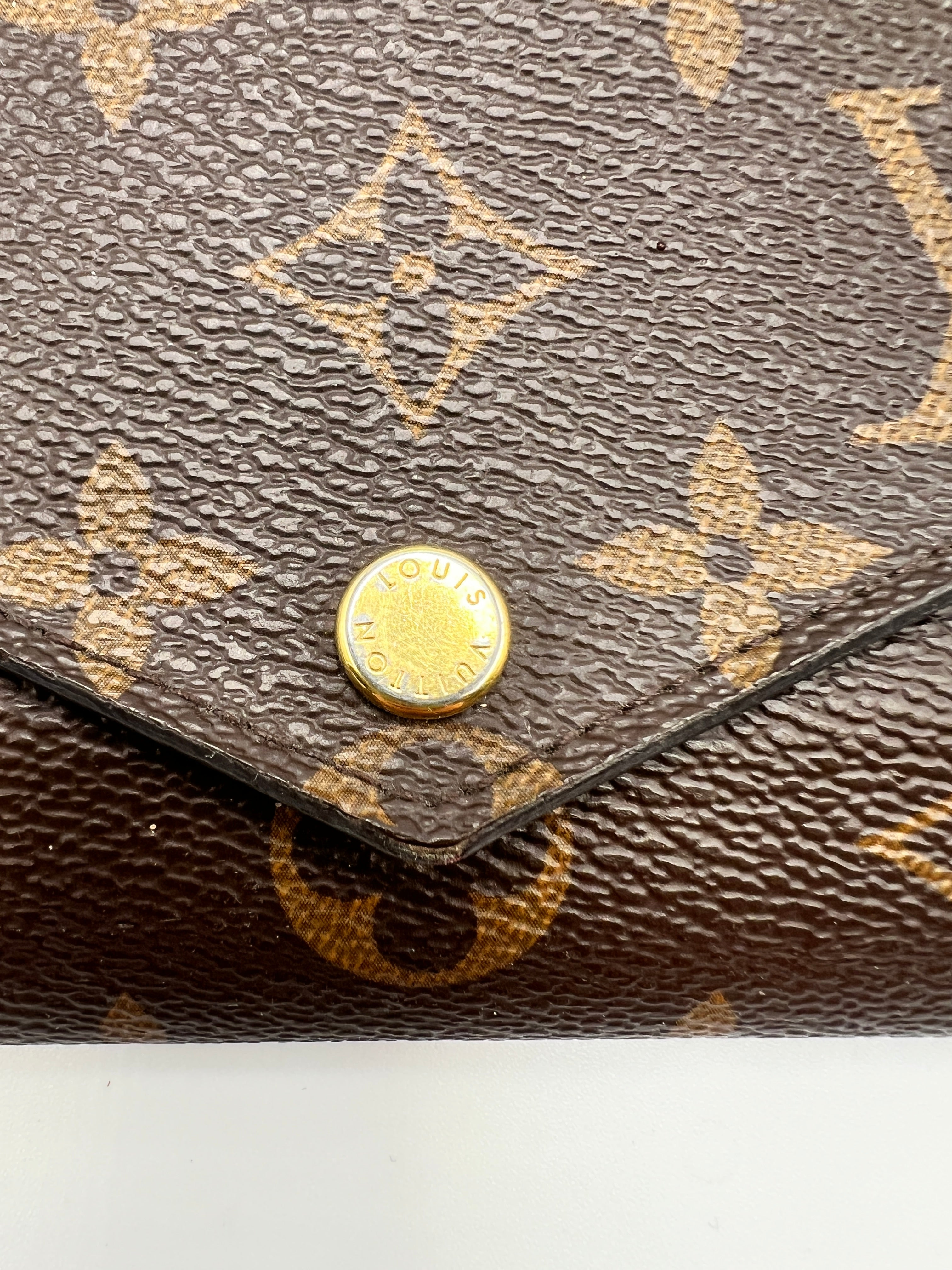 Louis Vuitton Monogram Jeanne Wallet Rose Ballerine