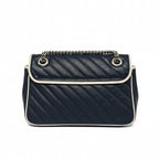 Gucci Marmont Medium Bag in Blue Leather Crossbody Bag