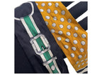 Hermès Twilly Scarf Black Multiple Colors Silk