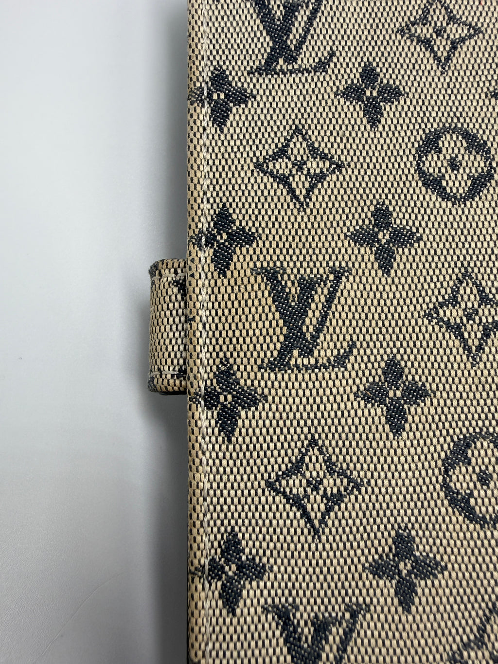 Louis Vuitton Vintage Agenda PM Cover in Denim