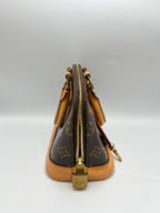 Louis Vuitton Alma BB Monogram Canvas Satchel Bag